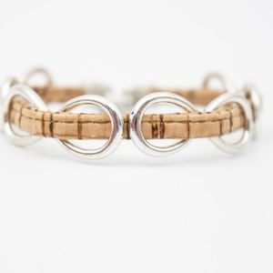 Women's cork bracelet
